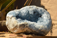 Natural Blue Celestite Geode Specimen  x 1 From Sakoany, Madagascar - TopRock