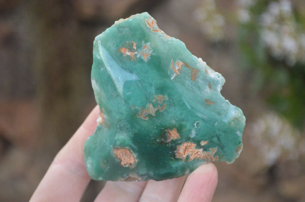 Polished On One Side Emerald Mtorolite Plates x 12 From Mutorashanga, Zimbabwe