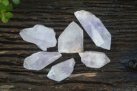 Natural Brandberg Amethyst Quartz Crystals  x 6 From Namibia - Toprock Gemstones and Minerals 