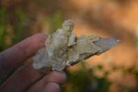 Natural Drusi Quartz Coated Calcite Crystals  x 12 From Alberts Mountain, Lesotho - Toprock Gemstones and Minerals 