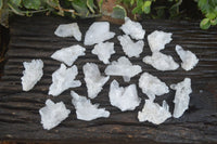 Natural Single Clear Quartz Crystals x 35 From Mpika, Zambia