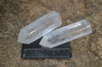 Polished Clear Quartz Crystal Points  x 6 From Madagascar