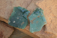 Polished  One Side Polished Emerald Mtorolite Plates  x 12 From Zimbabwe