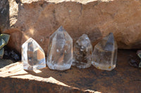 Polished Clear Quartz Crystal Points x 24 From Madagascar - TopRock