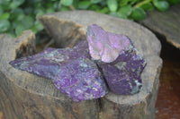 Natural Metallic Purpurite Cobbed Specimens  x 12 From Erongo, Namibia - Toprock Gemstones and Minerals 