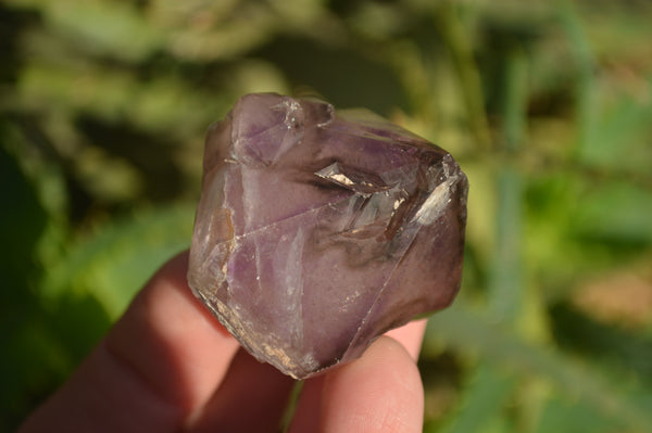 Natural Smokey Skeletal Amethyst Crystals  x 6 From Chiredzi, Zimbabwe