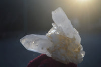 Natural Clear Quartz Crystal Clusters  x 6 From Madagascar