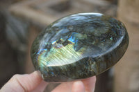 Polished  Puffy Labradorite Gemstone Heart x 1 From Tulear, Madagascar