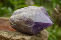 Polished Chevron Amethyst Crystal Points x 4 From Madagascar - TopRock