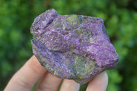 Natural Small Purple Stichtite & Green Serpentine Cobbed Pieces  - Sold per 1 kg (10-18 pieces) - From Barberton, South Africa - TopRock