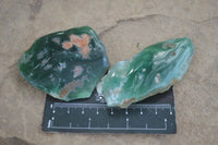 Polished  One Side Polished Emerald Mtorolite Plates  x 12 From Zimbabwe