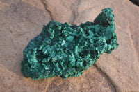 Natural Chatoyant Silky Malachite Specimens  x 3 From Kasompe, Congo