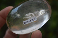 Polished Optic Rock Crystal Quartz Galet / Palm Stones x 12 From Madagascar