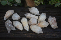 Natural Highly Selected Pineapple Candle Quartz Crystals  x 12 From Madagascar - Toprock Gemstones and Minerals 