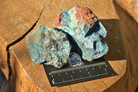 Natural Rough Cobbed Shattuckite Specimens  x 5 From Namibia - TopRock