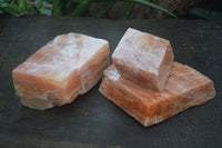 Natural New Sunset Orange Calcite Cubic Specimens  x 3 From Spitzkop, Namibia - Toprock Gemstones and Minerals 