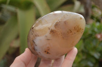 Polished Gorgeous Agate Standing Free Forms x 2 From Madagascar