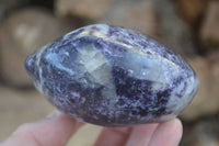 Polished Purple Lepidolite Free Forms  x 3 From Zimbabwe - Toprock Gemstones and Minerals 