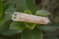 Polished Packaged Hand Crafted Resin Pendant with Pink Opal Chips - sold per piece - From Bulwer, South Africa - TopRock