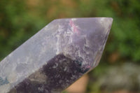 Polished Deep Purple Lepidolite Point  x 1 From Madagascar - TopRock