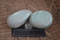 Polished Amazonite Free Forms  x 12 From Zimbabwe