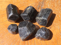 Natural Alluvial Schorl / Black Tourmaline Crystals - sold per kg - From Zimbabwe - TopRock