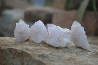 Natural Pale Lilac Spirit Quartz Crystals x 35 From Boekenhouthoek, South Africa