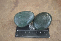 Polished Emerald Fuchsite Quartz Palm Stones With Pyrite & Mica Specks  x 12 From Madagascar - Toprock Gemstones and Minerals 