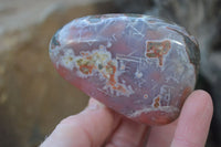 Polished River Agate Nodules  x 6 From Sashe River, Zimbabwe