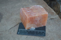 Natural New Sunset Orange Calcite Specimens  x 4 From Spitzkoppe, Namibia - Toprock Gemstones and Minerals 