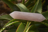 Polished Double Terminated Pink Rose Quartz Points  x 4 From Ambatondrazaka, Madagascar - TopRock