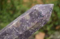 Polished Deep Purple Lepidolite Point  x 1 From Madagascar - TopRock