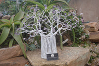 Hand Made Amethyst Gemstone Art Baobab Tree  x 1 From South Africa