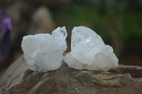 Natural Single Clear Quartz Crystals x 35 From Mpika, Zambia