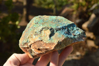 Natural Rough Cobbed Shattuckite Specimens  x 5 From Namibia - TopRock