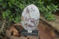 Polished Rubellite Pink Tourmaline Standing Free Form  x 1 From Ambatondrazaka, Madagascar - Toprock Gemstones and Minerals 