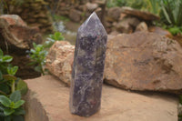 Polished Deep Purple Lepidolite Point  x 1 From Madagascar - TopRock