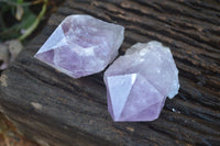 Natural Single Jacaranda Amethyst Crystals  x 12 From Mumbwa, Zambia - Toprock Gemstones and Minerals 