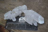 Natural Single Clear Quartz Crystals x 35 From Mpika, Zambia