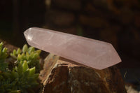 Polished Double Terminated Pink Rose Quartz Points  x 4 From Ambatondrazaka, Madagascar - TopRock