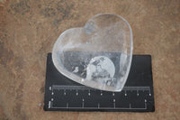 Polished Girasol Pearl & Clear Quartz Gemstone Hearts  x 6 From Madagascar - Toprock Gemstones and Minerals 