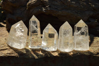 Polished Clear Quartz Crystal Points x 24 From Madagascar - TopRock