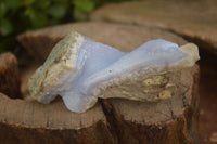 Natural Blue Lace Agate Geode Specimens x 6 From Nsanje, Malawi