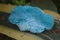 Natural Blue Chrysocolla On Silky Malachite Matrix Specimens  x 6 From Kulukuluku, Congo - Toprock Gemstones and Minerals 