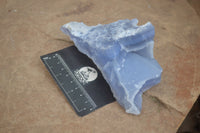 Natural Etched Blue Chalcedony Specimens  x 4 From Nsanje, Malawi