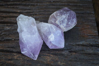 Natural Single Jacaranda Amethyst Crystals  x 12 From Mumbwa, Zambia - Toprock Gemstones and Minerals 