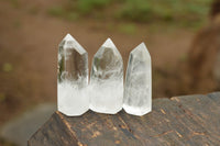 Polished Clear Quartz Crystal Points x 24 From Madagascar - TopRock