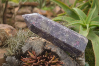 Polished Deep Purple Lepidolite Point  x 1 From Madagascar - TopRock