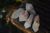 Natural Single Pineapple Candle Quartz Crystals  x 35 From Antsirabe, Madagascar - Toprock Gemstones and Minerals 