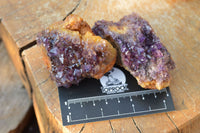 Natural Dark "Amethystos" Amethyst Clusters  x 12 From Kwaggafontein, South Africa - TopRock